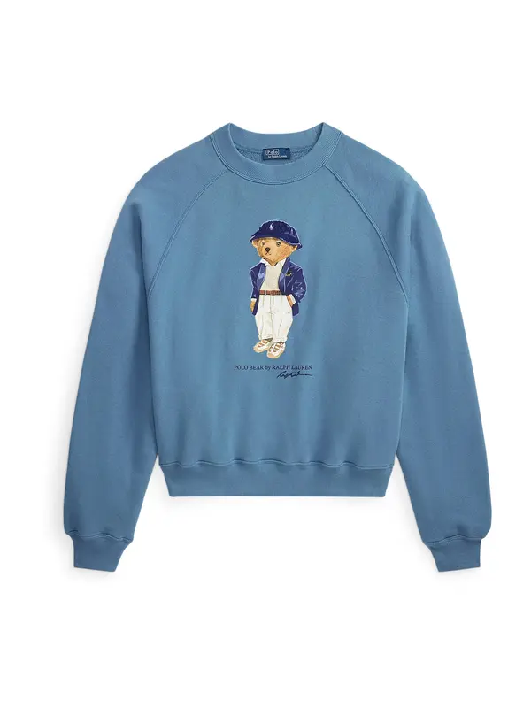 Polo Ralph Lauren Polo Ralph Lauren Sweater majica 'ISLAND FLC'  plava / mornarsko plava / moka smeđa / bijela