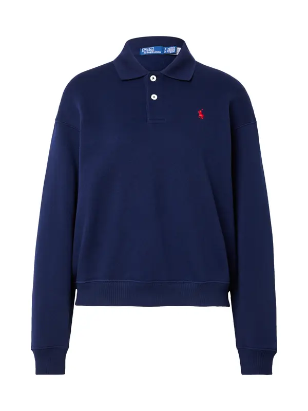 Polo Ralph Lauren Polo Ralph Lauren Sweater majica  mornarsko plava / crvena