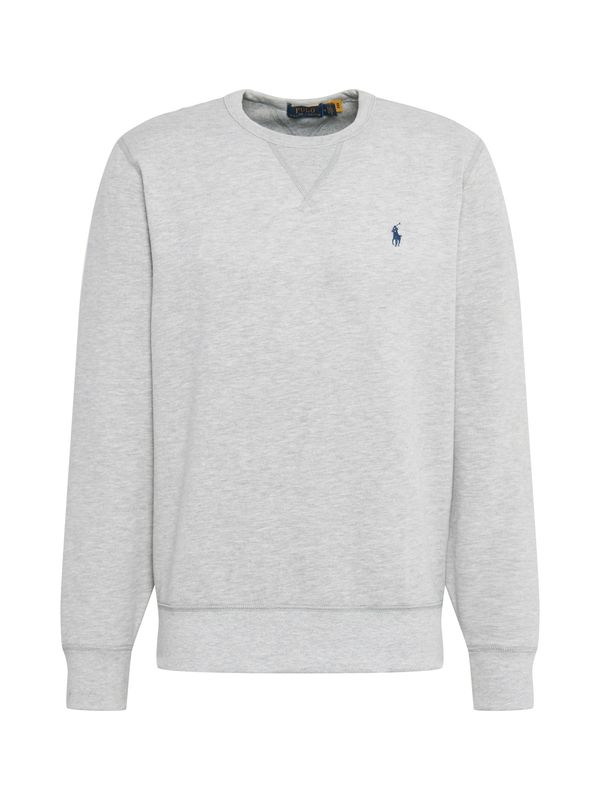 Polo Ralph Lauren Polo Ralph Lauren Sweater majica  mornarsko plava / siva melange