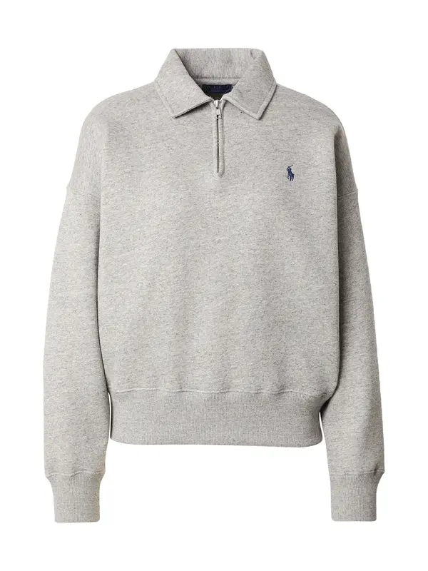 Polo Ralph Lauren Polo Ralph Lauren Sweater majica  mornarsko plava / tamo siva