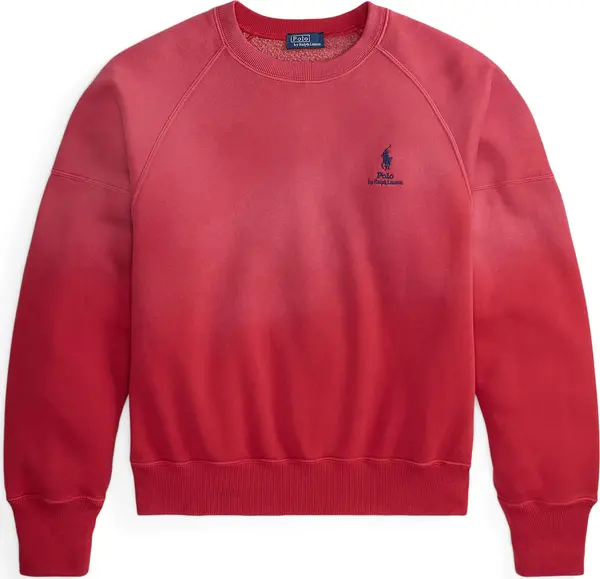 Polo Ralph Lauren Polo Ralph Lauren Sweater majica 'SEASONAL'  trešnja crvena / svijetlocrvena