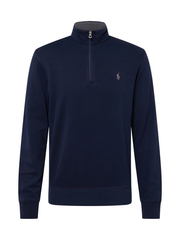 Ralph Lauren Polo Ralph Lauren Sweater majica  tamno plava / svijetlosiva
