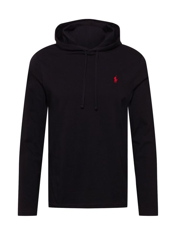 Polo Ralph Lauren Polo Ralph Lauren Sweater majica  vatreno crvena / crna