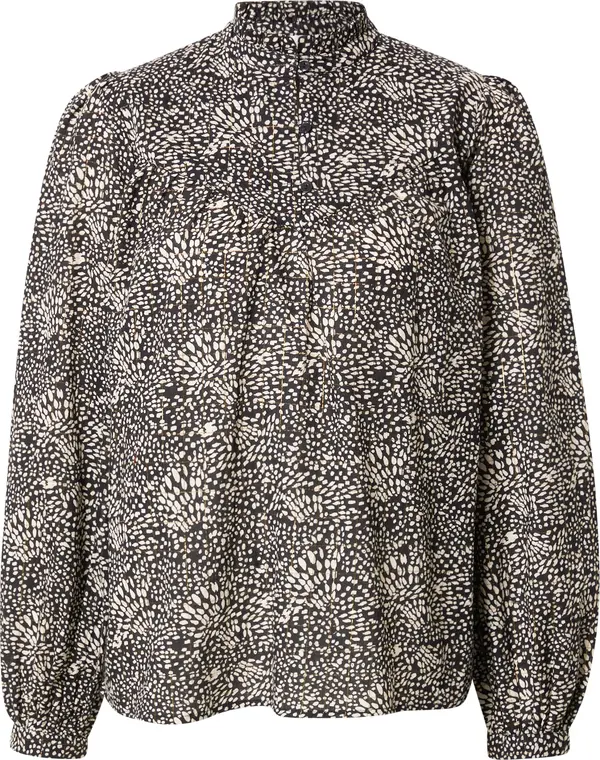 POM Amsterdam POM Amsterdam Bluza  boja pijeska / zlatna / crna