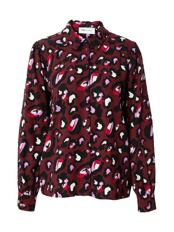 POM Amsterdam POM Amsterdam Bluza  roza / tamno crvena / crna / bijela