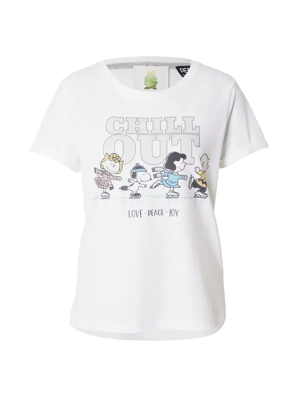 PRINCESS GOES HOLLYWOOD PRINCESS GOES HOLLYWOOD Majica 'Peanuts Winter'  tirkiz / svijetlosiva / roza / bijela