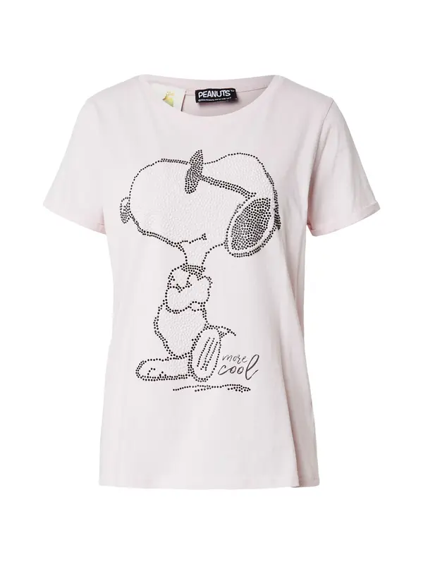 PRINCESS GOES HOLLYWOOD PRINCESS GOES HOLLYWOOD Majica 'SNOOPY More Cool'  rosé / crna / bijela