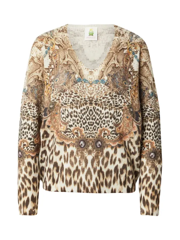 PRINCESS GOES HOLLYWOOD PRINCESS GOES HOLLYWOOD Pulover  bež / svijetlobež / plava / tamno smeđa