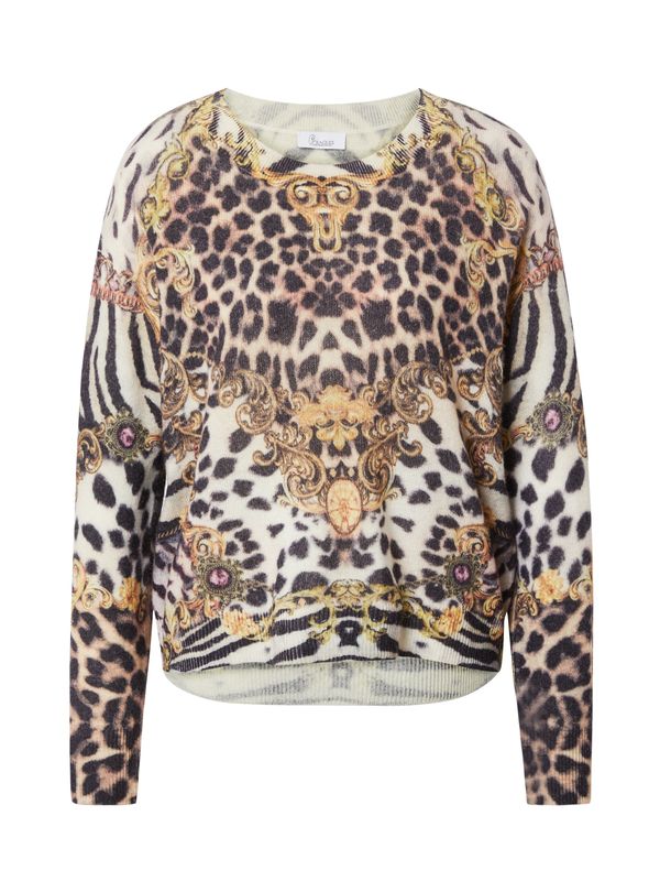 PRINCESS GOES HOLLYWOOD PRINCESS GOES HOLLYWOOD Pulover  višnja / cappuccino / tamno smeđa