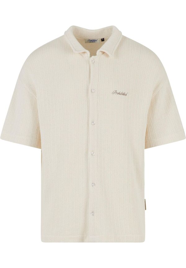 Prohibited Prohibited Košulja 'Portofino'  ecru/prljavo bijela / tamno bež