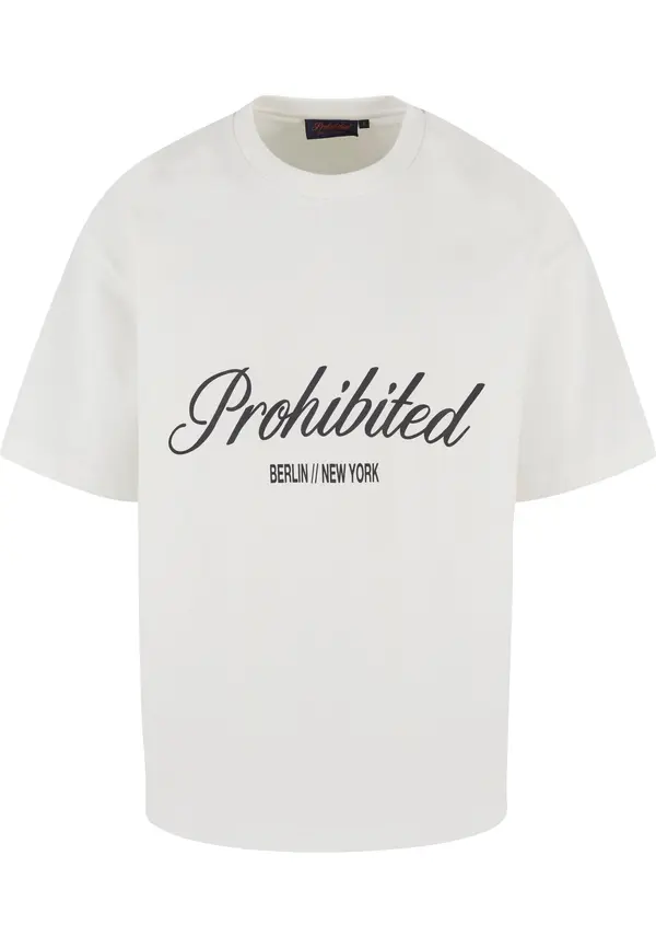 Prohibited Prohibited Majica  crna / bijela