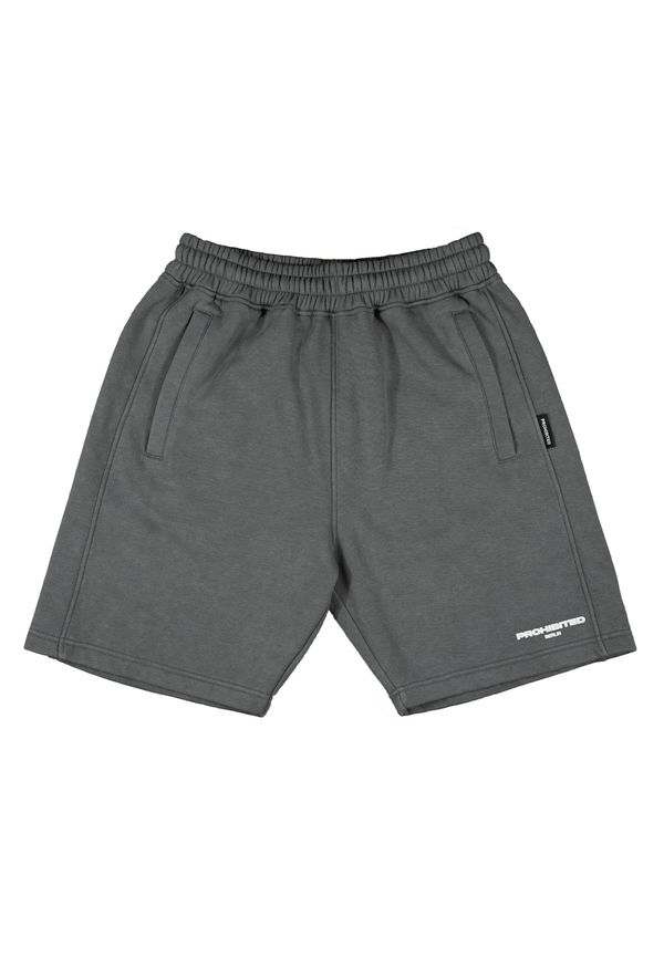 Prohibited Prohibited Sportske hlače  tamo siva / bijela