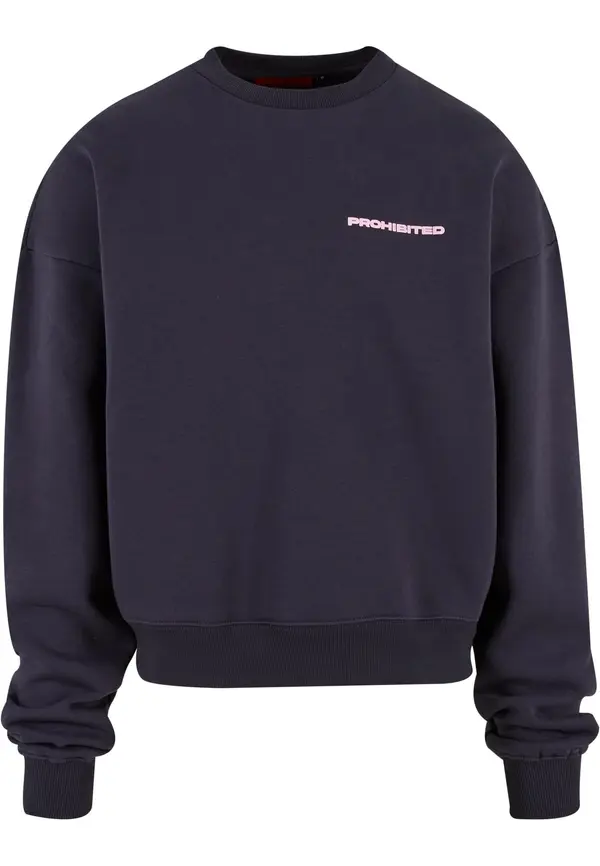Prohibited Prohibited Sweater majica  antracit siva / roza