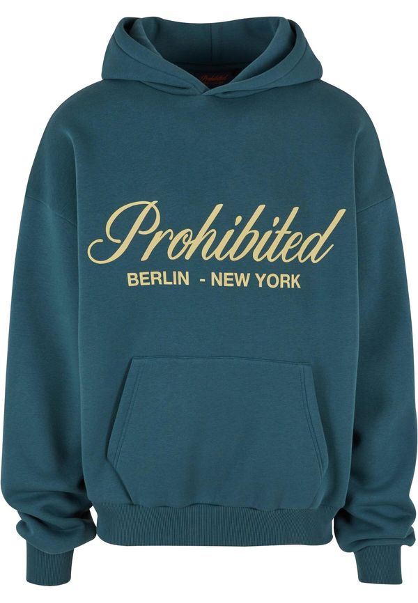 Prohibited Prohibited Sweater majica 'B2NY'  tamo žuta / smaragdno zelena