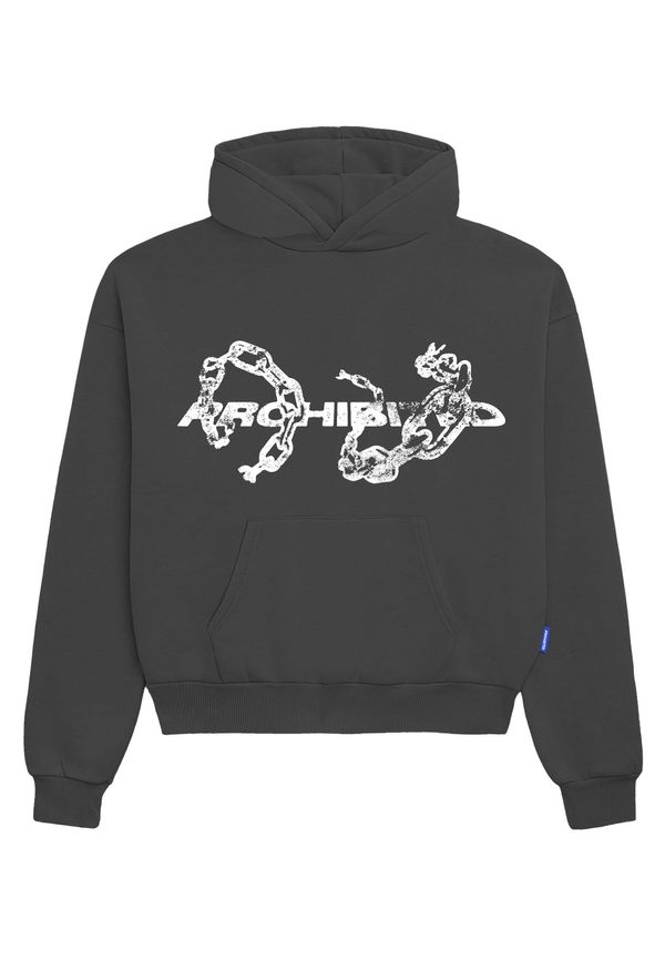 Prohibited Prohibited Sweater majica 'Chains'  antracit siva / bijela