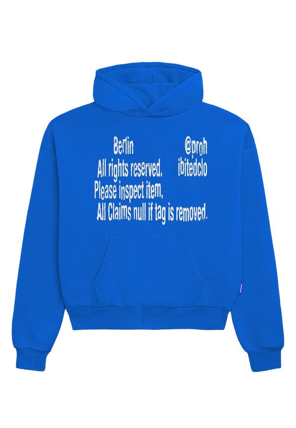 Prohibited Prohibited Sweater majica  mornarsko plava / bijela