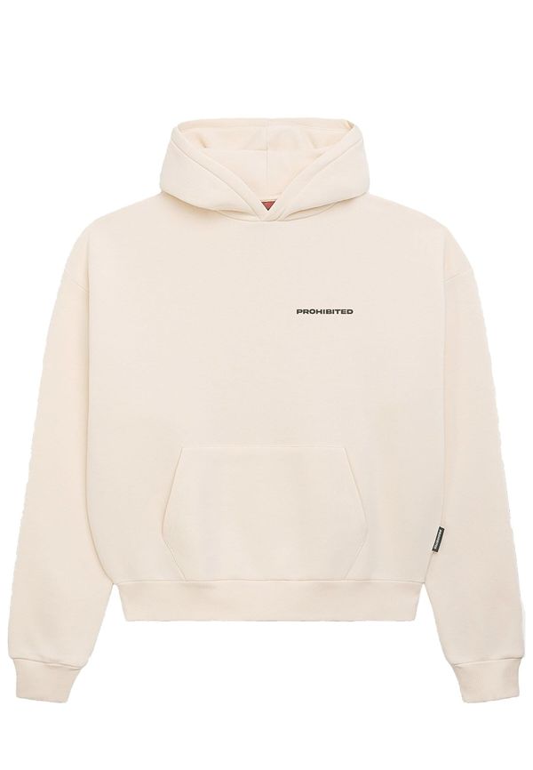 Prohibited Prohibited Sweater majica 'Prohibited'  boja pijeska / crna