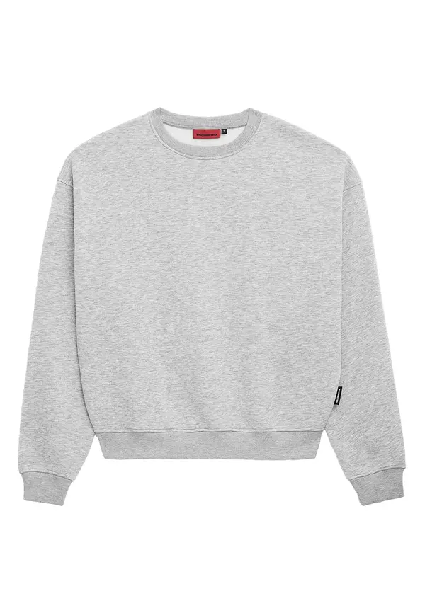 Prohibited Prohibited Sweater majica  siva melange
