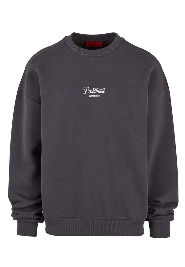 Prohibited Prohibited Sweater majica  svijetlosiva / tamo siva / bijela