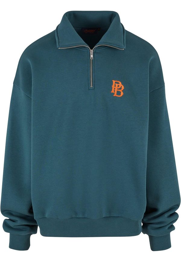 Prohibited Prohibited Sweater majica  tamno plava / narančasta