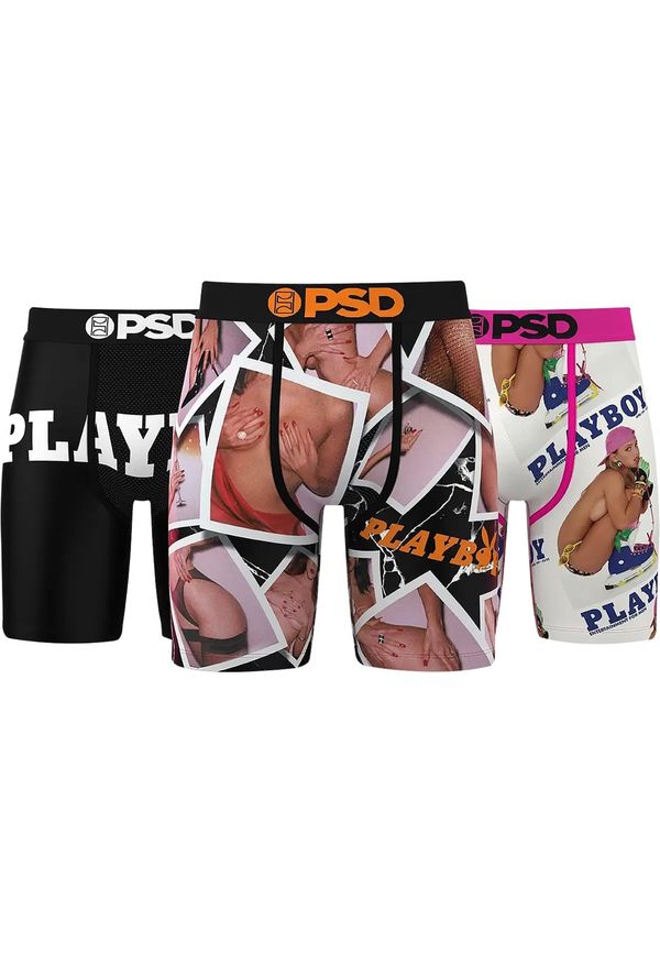 PSD PSD Bokserice 'Playboy'  narančasta / roza / crna / bijela