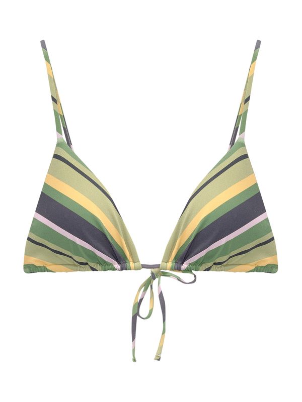 Pull&Bear Pull&Bear Bikini gornji dio 'PACIFIC'  golublje plava / žuta / zelena / lila