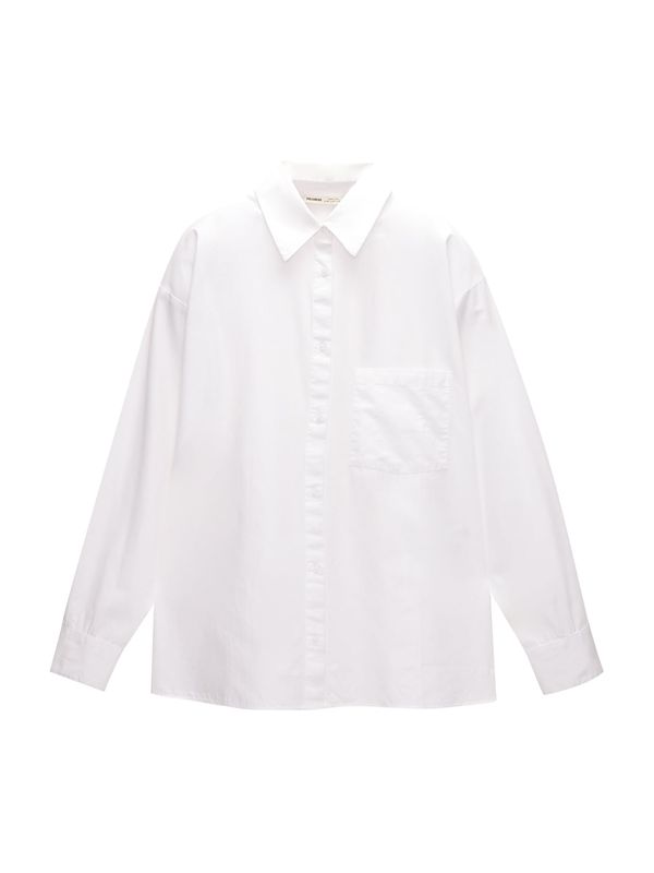 Pull&Bear Pull&Bear Bluza  bijela