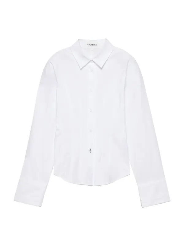 Pull&Bear Pull&Bear Bluza  bijela