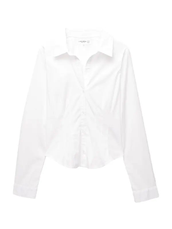 Pull&Bear Pull&Bear Bluza  bijela