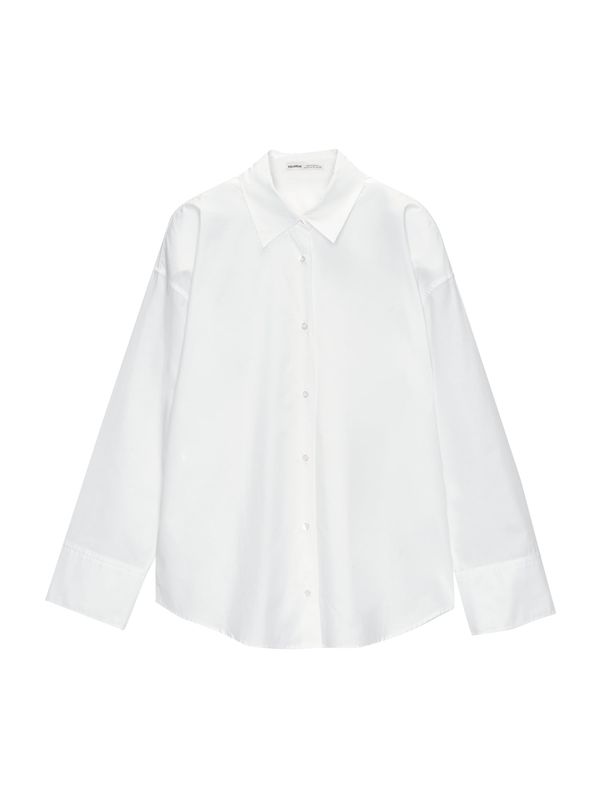 Pull&Bear Pull&Bear Bluza  bijela