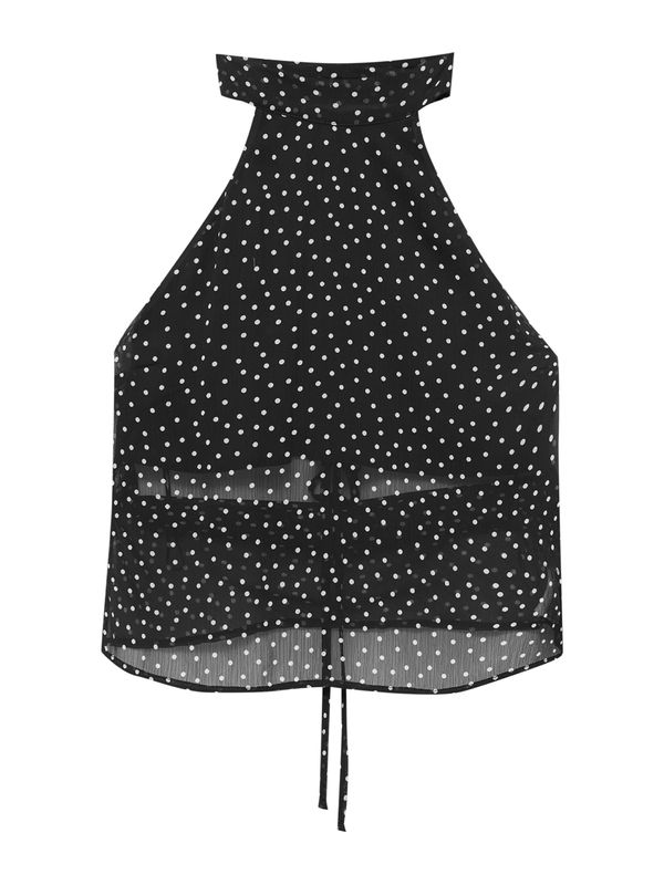 Pull&Bear Pull&Bear Bluza  crna / bijela