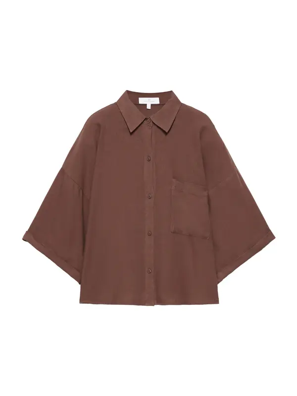 Pull&Bear Pull&Bear Bluza 'PACIFIC'  smeđa