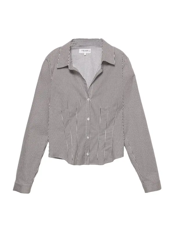 Pull&Bear Pull&Bear Bluza  smeđa / bijela