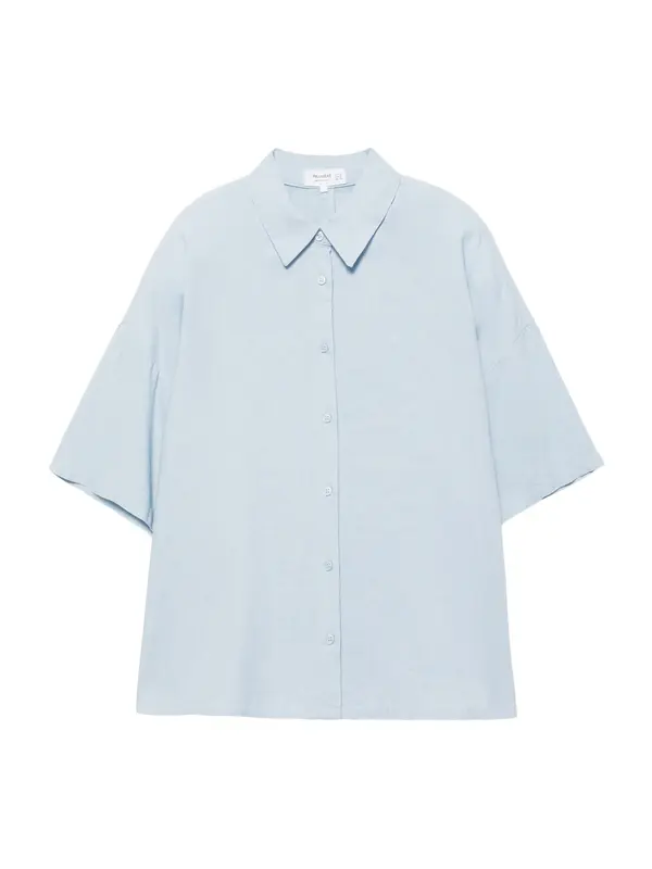 Pull&Bear Pull&Bear Bluza  svijetloplava