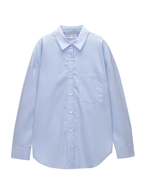 Pull&Bear Pull&Bear Bluza  svijetloplava