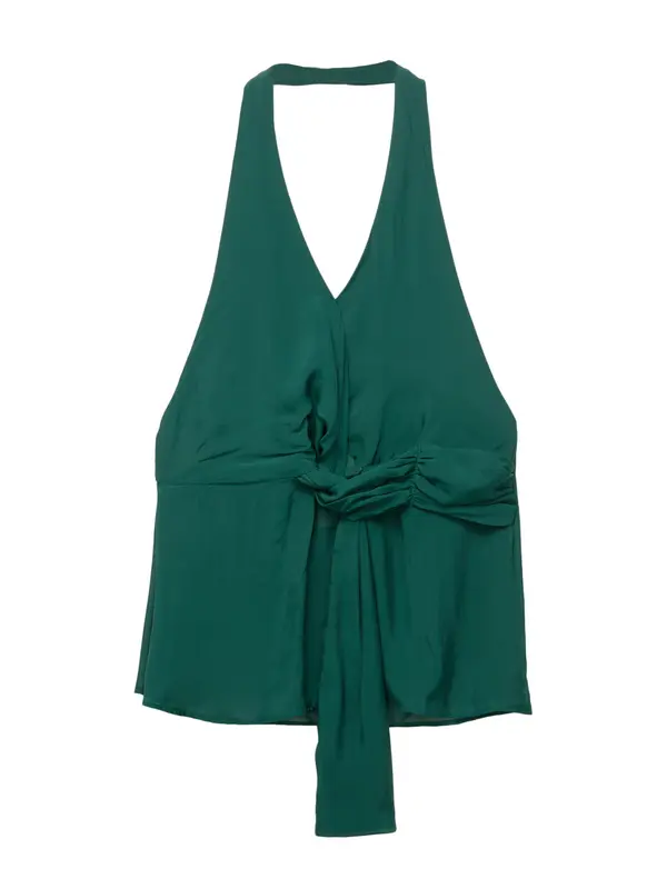 Pull&Bear Pull&Bear Bluza  tamno zelena