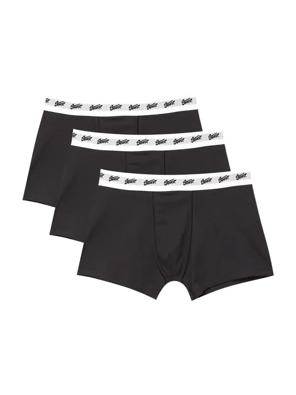 Pull&Bear Pull&Bear Bokserice  crna / bijela