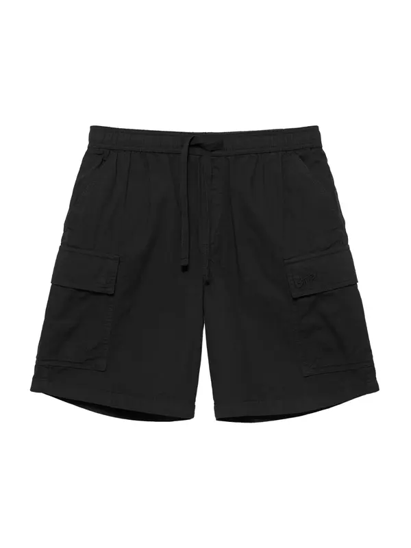 Pull&Bear Pull&Bear Cargo hlače  crna