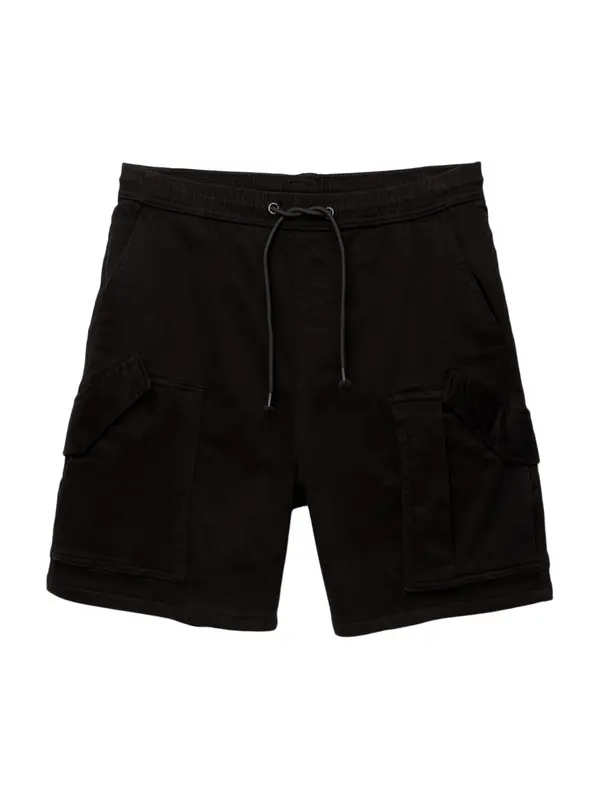 Pull&Bear Pull&Bear Cargo hlače  crna