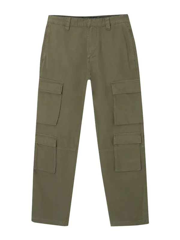 Pull&Bear Pull&Bear Cargo hlače  kaki