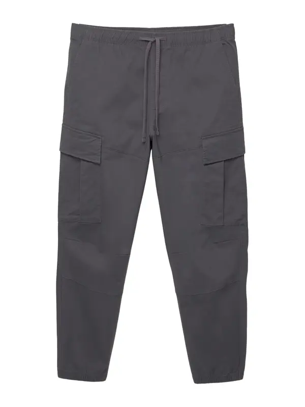 Pull&Bear Pull&Bear Cargo hlače  tamo siva