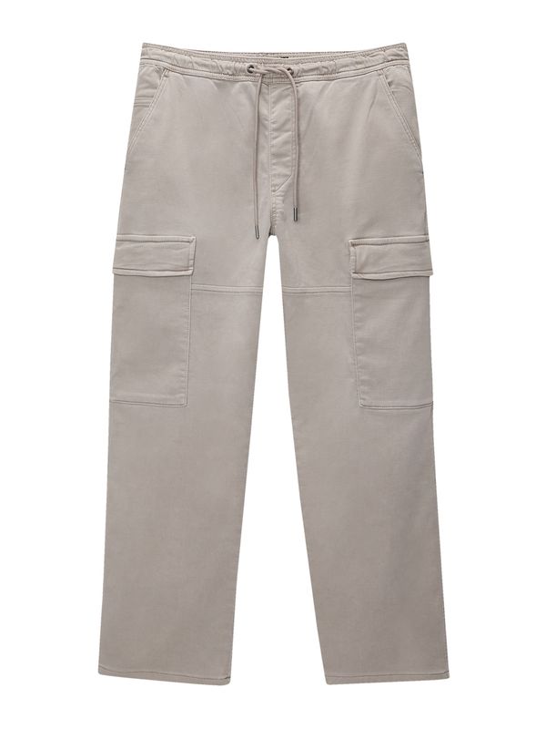 Pull&Bear Pull&Bear Cargo hlače  taupe siva