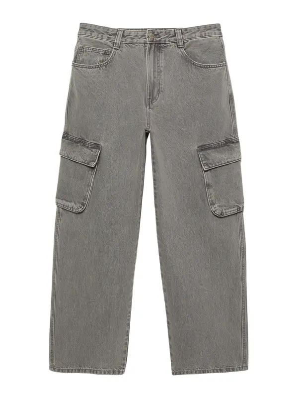 Pull&Bear Pull&Bear Cargo traperice  sivi traper