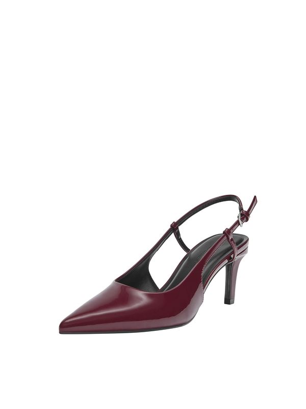 Pull&Bear Pull&Bear Cipele s potpeticom i otvorenom petom  boja vina