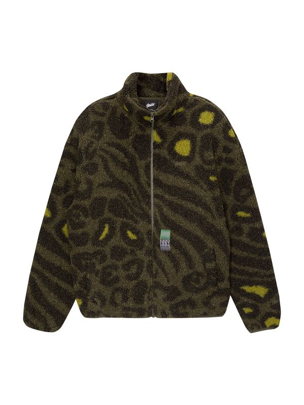 Pull&Bear Pull&Bear Flis jakna  kaki / kivi zelena / tamno zelena