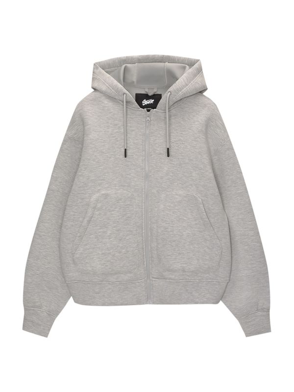 Pull&Bear Pull&Bear Gornji dio trenirke 'STWD'  siva melange