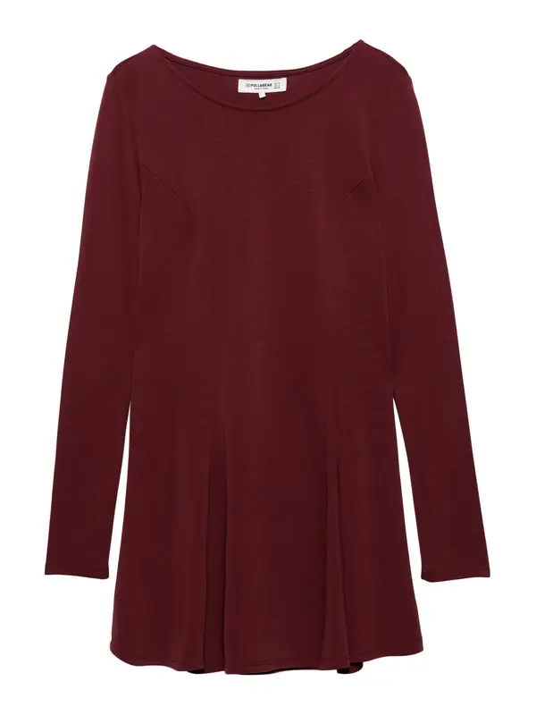 Pull&Bear Pull&Bear Haljina  bordo
