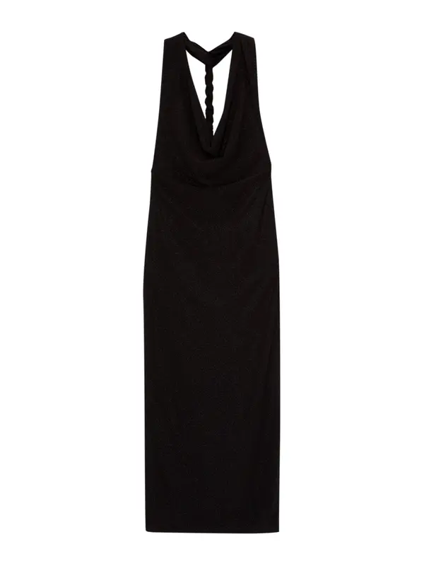 Pull&Bear Pull&Bear Haljina  crna melange