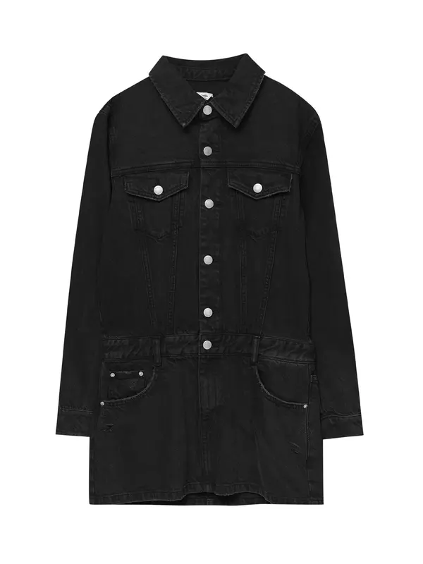 Pull&Bear Pull&Bear Haljina  crni traper