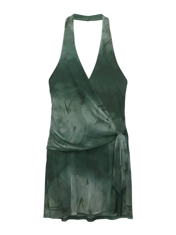 Pull&Bear Pull&Bear Haljina  menta / tamno zelena